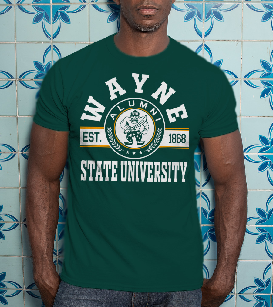 Wayne State University Alumni WSU EST. 1868 T-Shirt