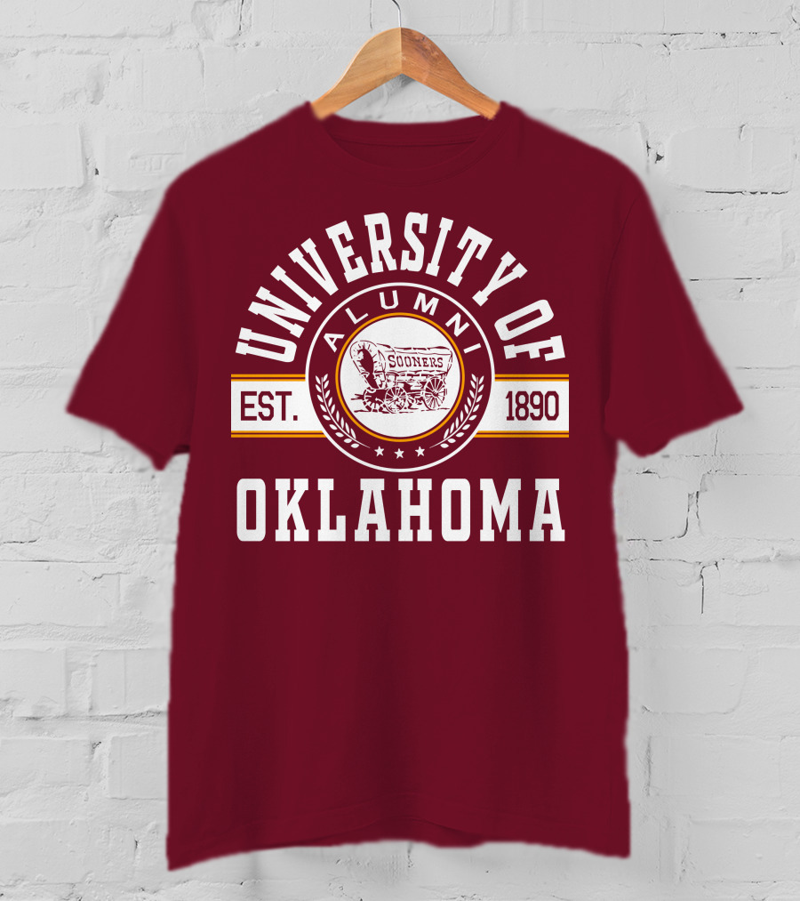 University Of Oklahoma Alumni Sooners Est. 1890 T-Shirt