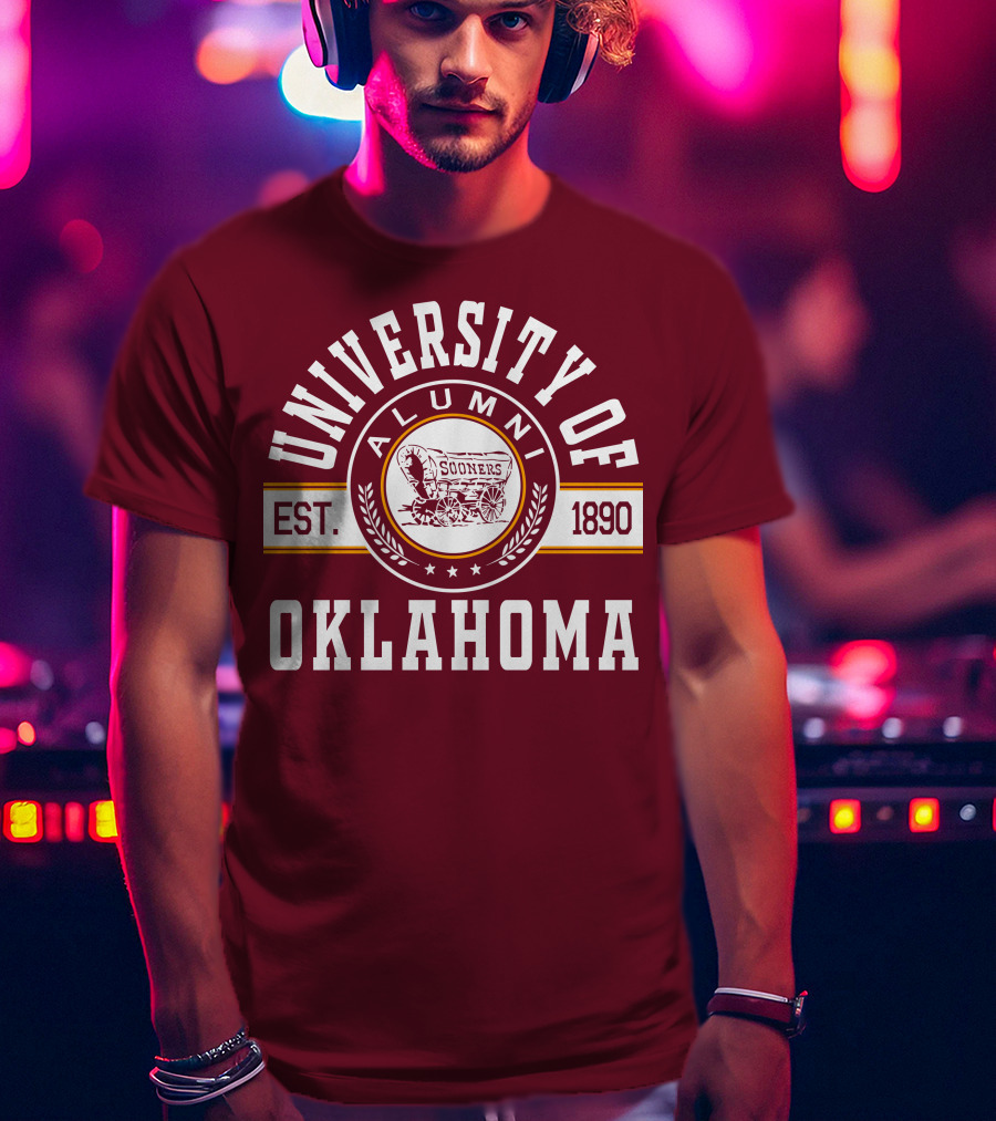 University Of Oklahoma Alumni Sooners Est. 1890 T-Shirt