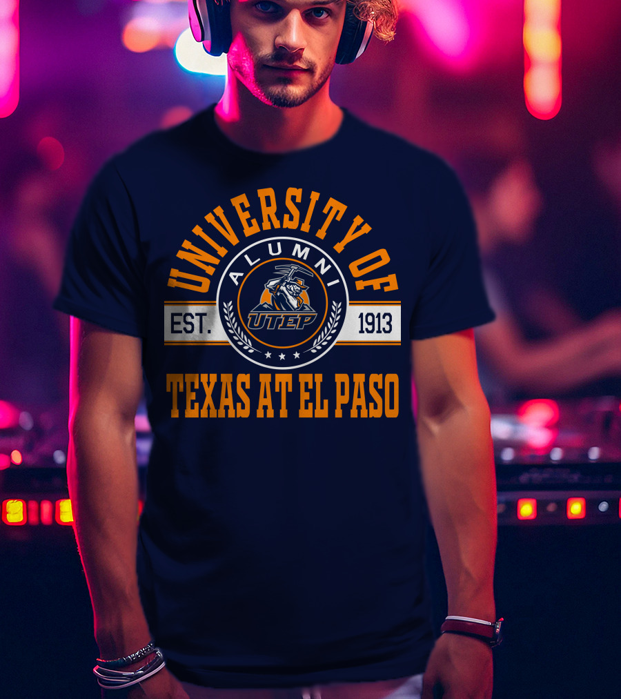 University Of Texas At El Paso UTEP Alumni Est. 1913 T-Shirt