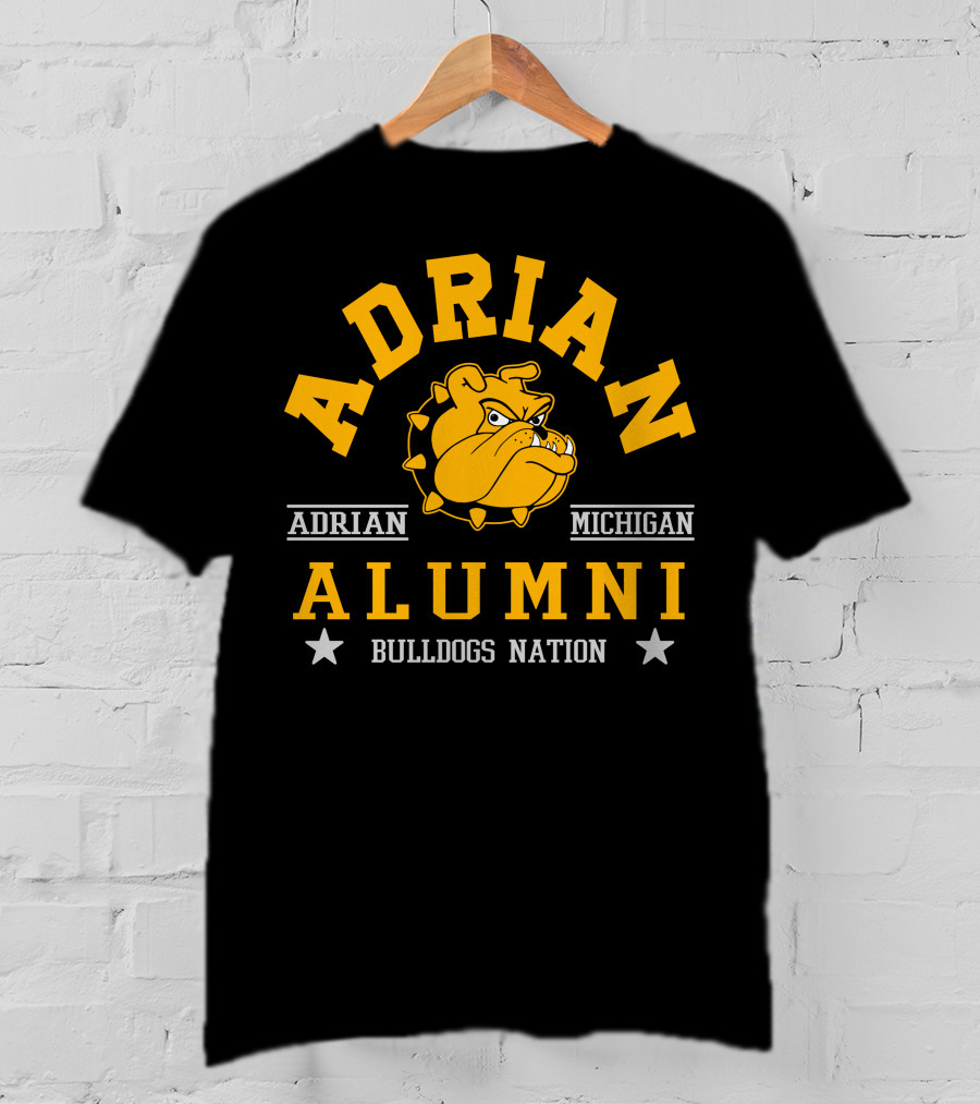 Adrian Michigan Alumni Bulldogs Nation T-Shirt