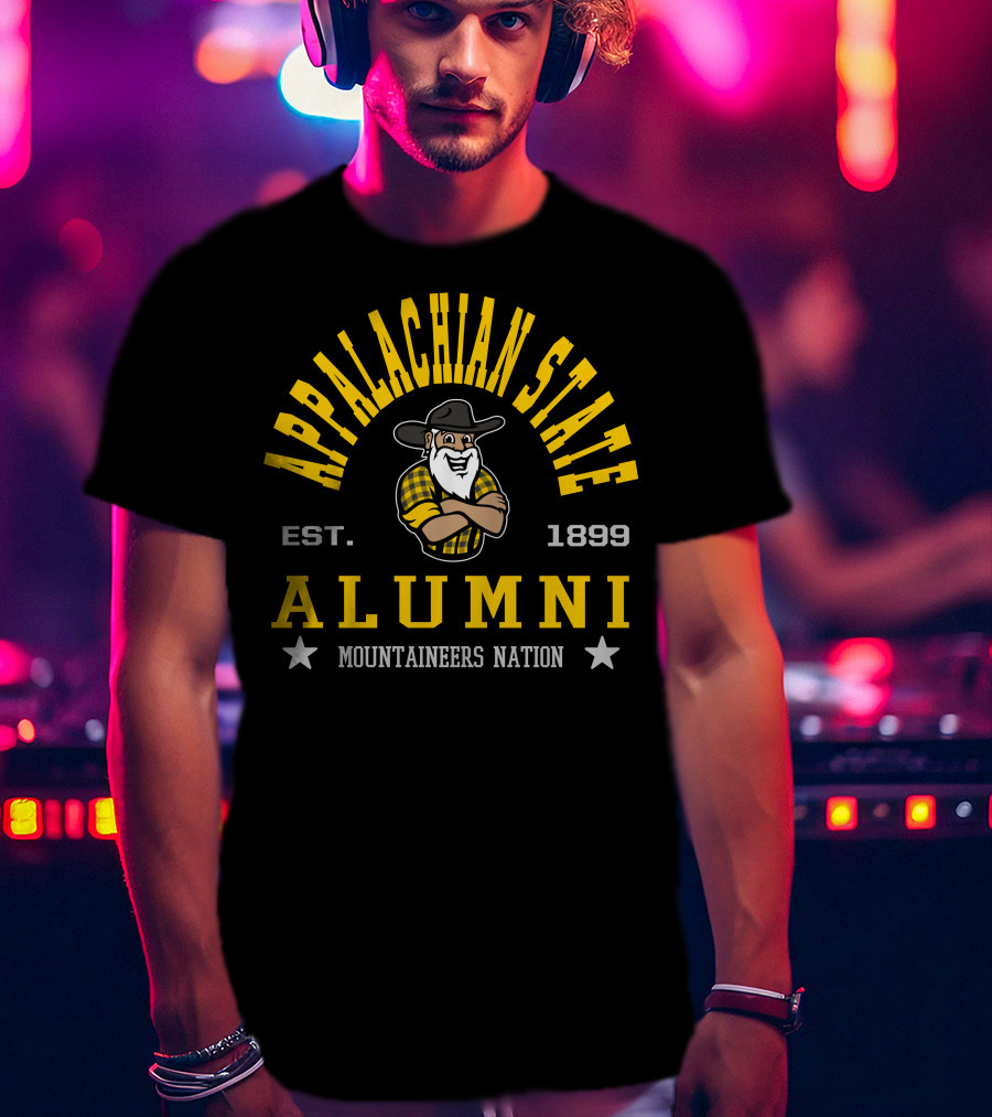 Appalachian State Alumni Established 1899 Mountaineers Nation T-Shirt