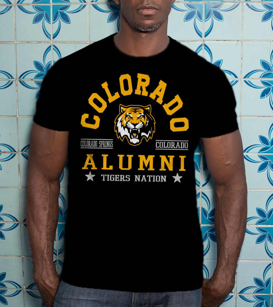 Colorado Springs Colorado Alumni Tigers Nation T-Shirt