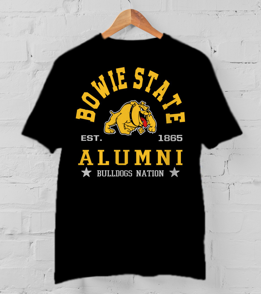 Bowie State Alumni Bulldogs Nation Est. 1865 T-Shirt