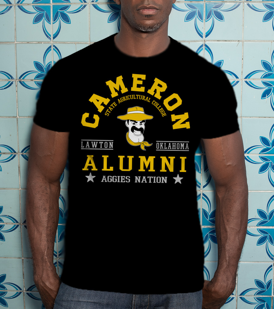 Cameron State Agricultural College Alumni Lawton Oklahoma Aggies Nation T-Shirt