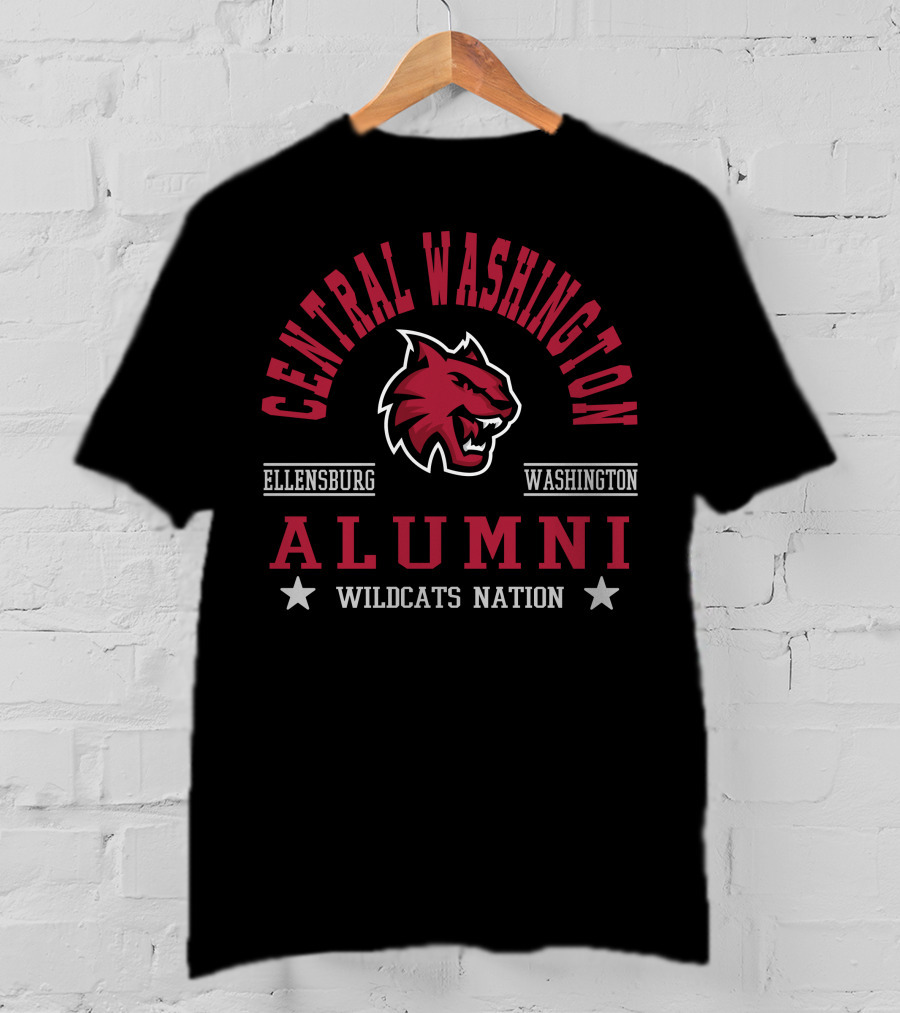 Central Washington University Wildcats Alumni Ellensburg Nation T-Shirt