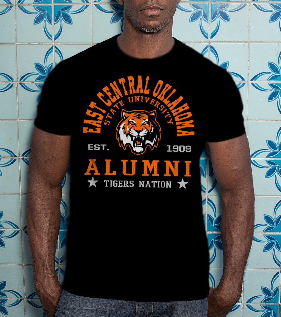 East Central Oklahoma State University Alumni Tigers Nation Est. 1909 T-Shirt