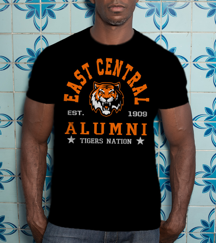 East Central Alumni Tigers Nation Est. 1909 T-Shirt