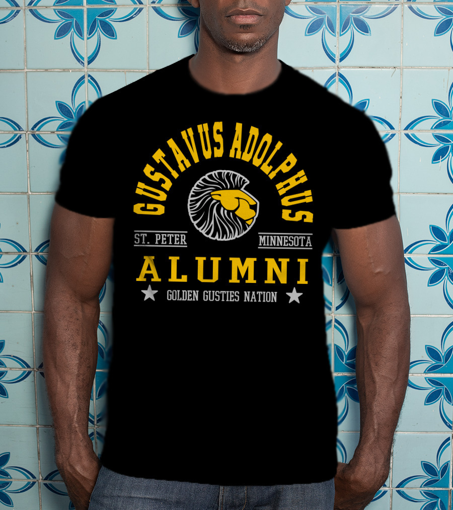 Gustavus Adolphus College Alumni St. Peter Minnesota Golden Gusties Nation T-Shirt