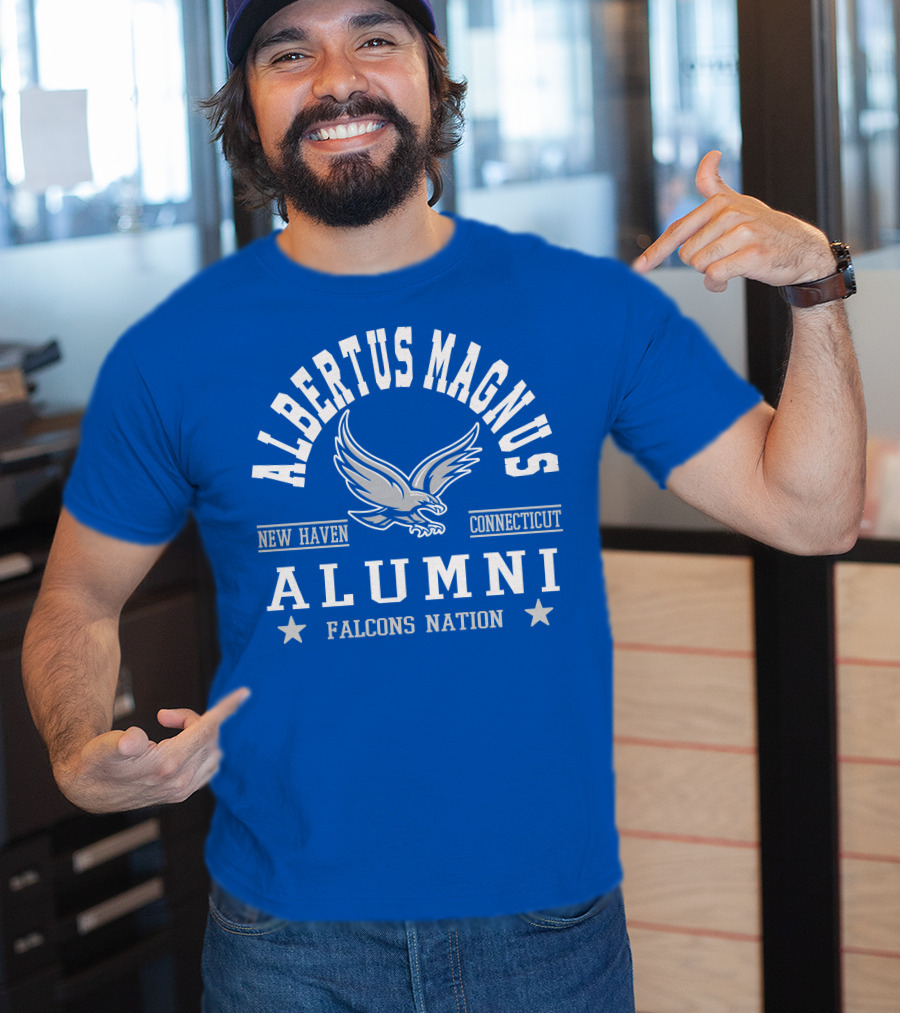 Albertus Magnus New Haven Connecticut Alumni Falcons Nation T-Shirt