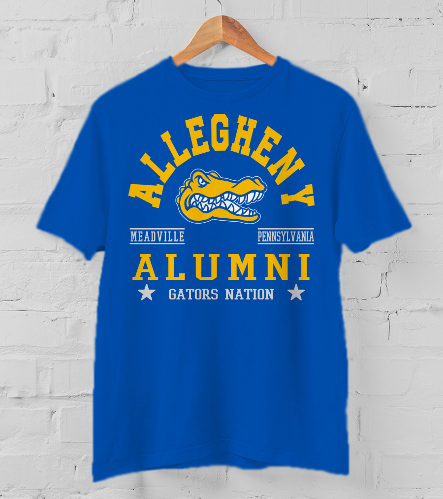 Allegheny Alumni Gators Nation Meadville Pennsylvania T-Shirt