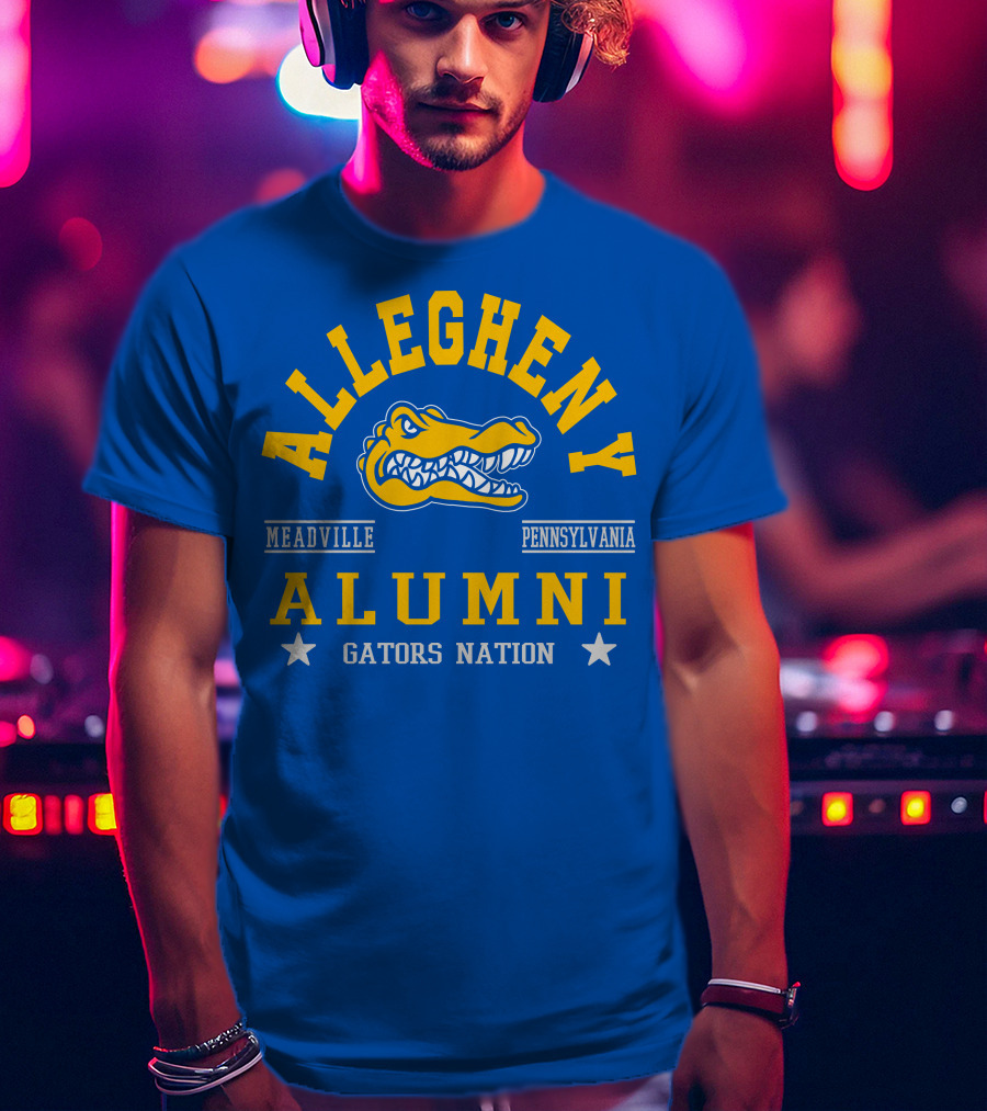 Allegheny Alumni Gators Nation Meadville Pennsylvania T-Shirt