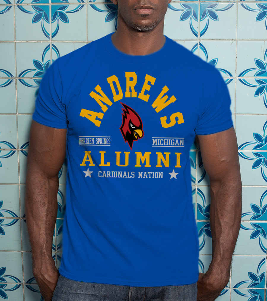 Andrews Alumni Cardinals Nation Berrien Springs Michigan T-Shirt