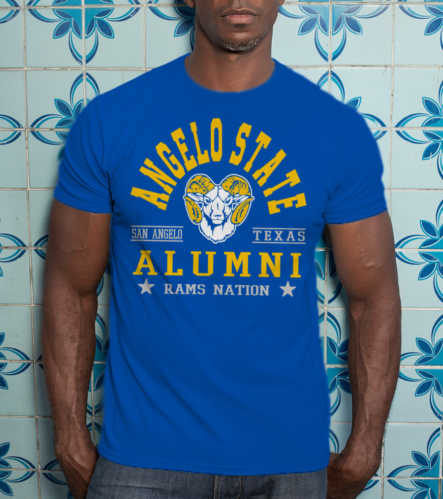 Angelo State Alumni San Angelo Texas Rams Nation T-Shirt