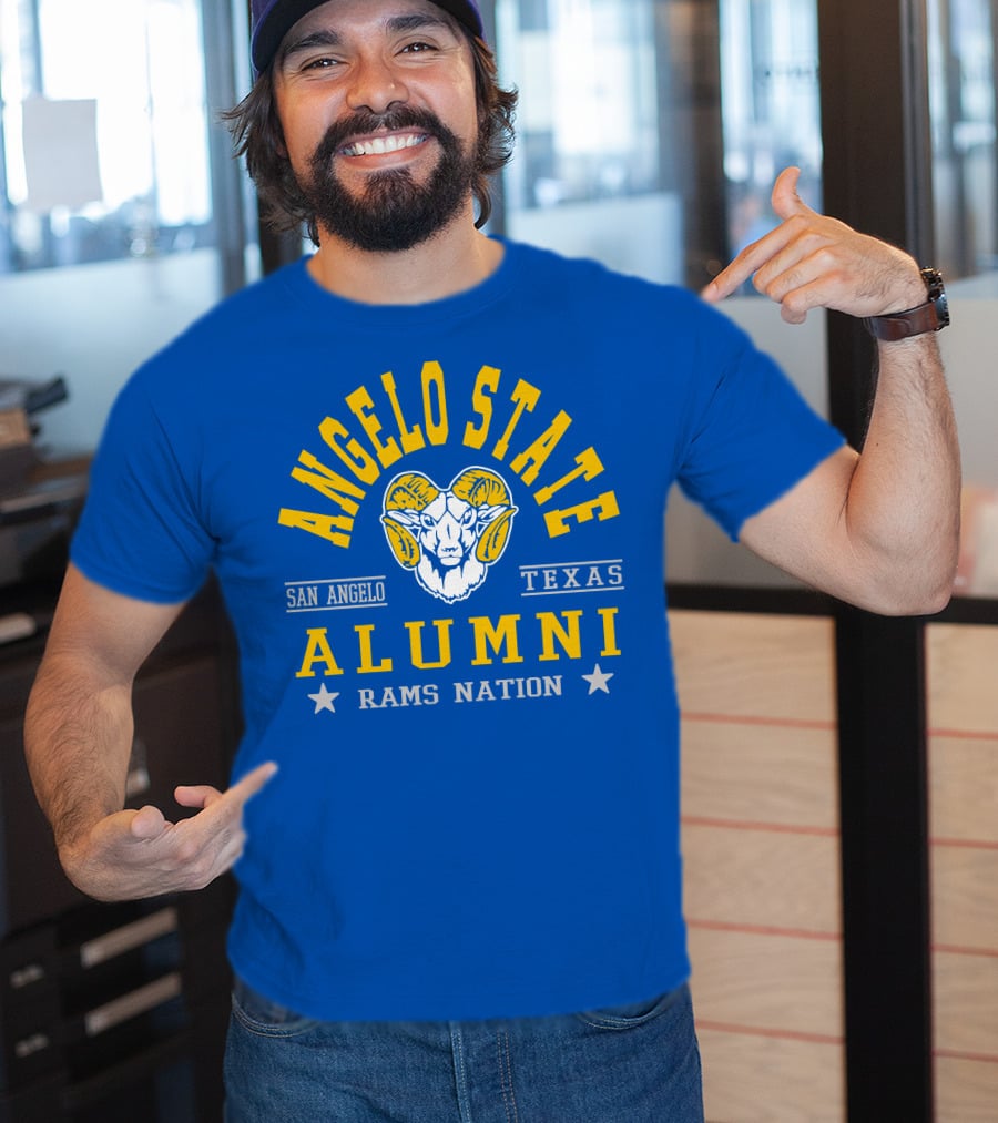 Angelo State Alumni San Angelo Texas Rams Nation T-Shirt