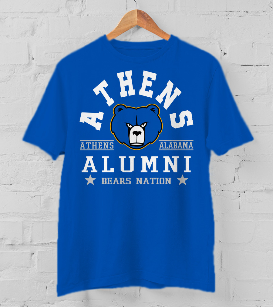 Athens Alabama Alumni Bears Nation T-Shirt