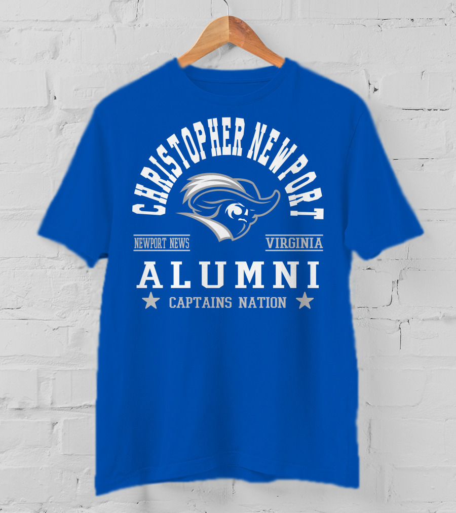 Christopher Newport Alumni Captains Nation Newport News Virginia T-Shirt