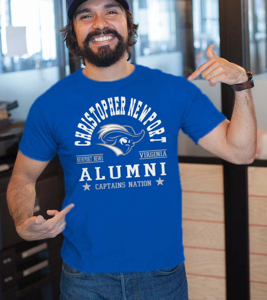 Christopher Newport Alumni Captains Nation Newport News Virginia T-Shirt
