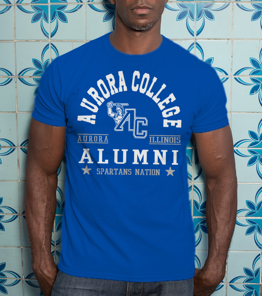 Aurora College Alumni Spartans Nation Aurora Illinois T-Shirt
