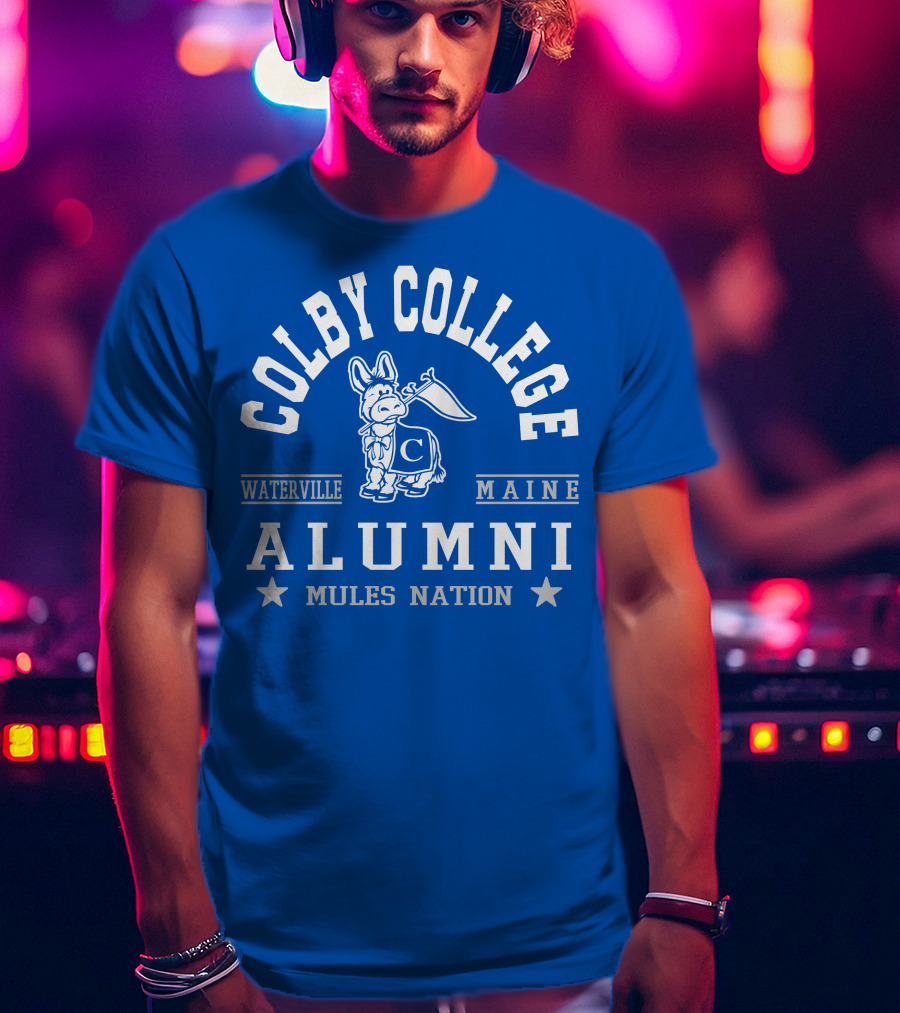 Colby College Waterville Maine Alumni Mules Nation T-Shirt