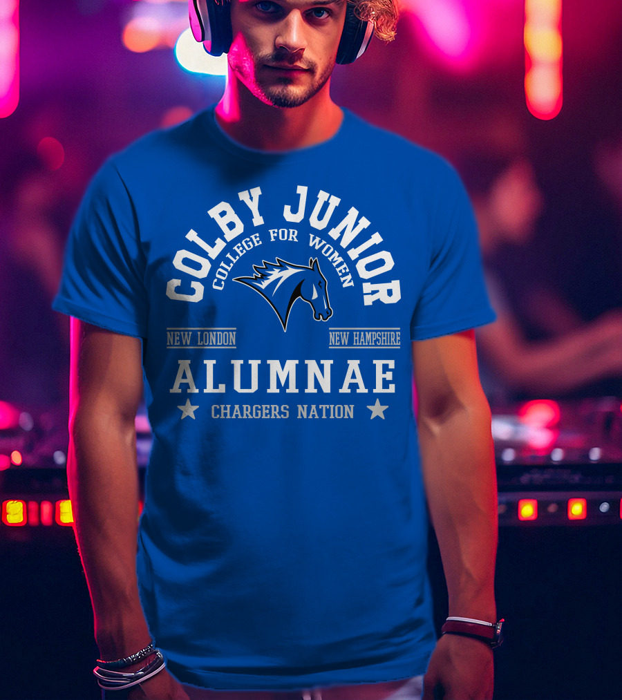 Colby Junior College For Women Alumnae Chargers Nation New London New Hampshire T-Shirt