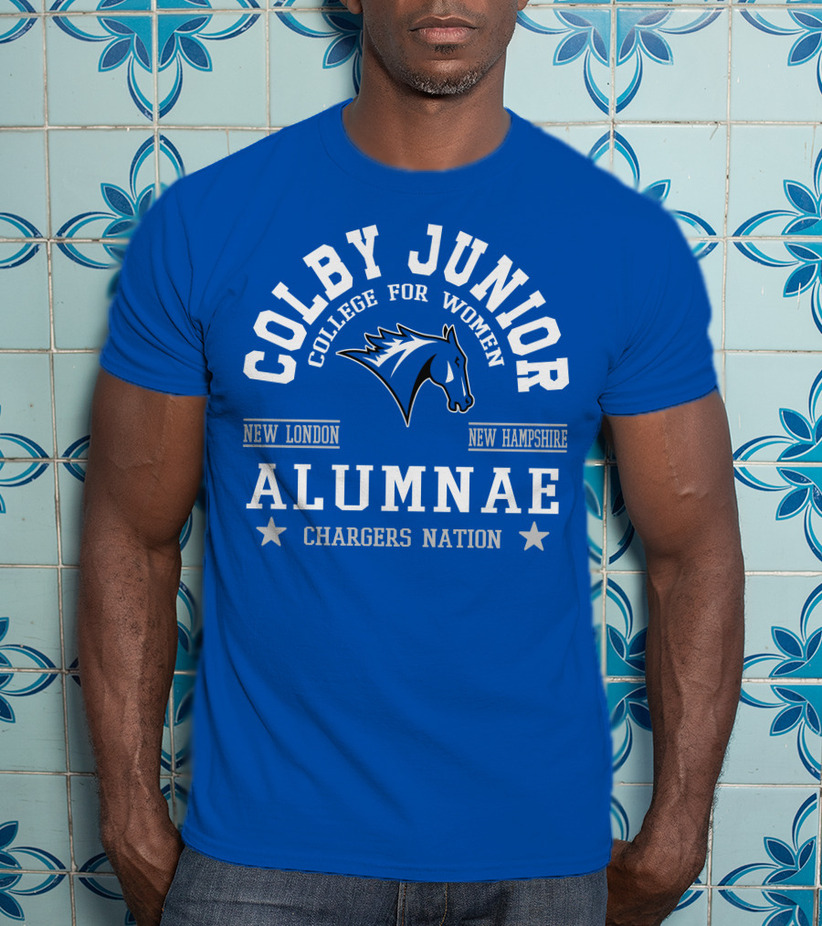Colby Junior College For Women Alumnae Chargers Nation New London New Hampshire T-Shirt