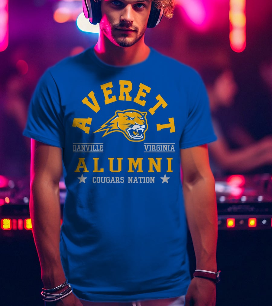 Averett Cougars Alumni Danville Virginia Nation T-Shirt