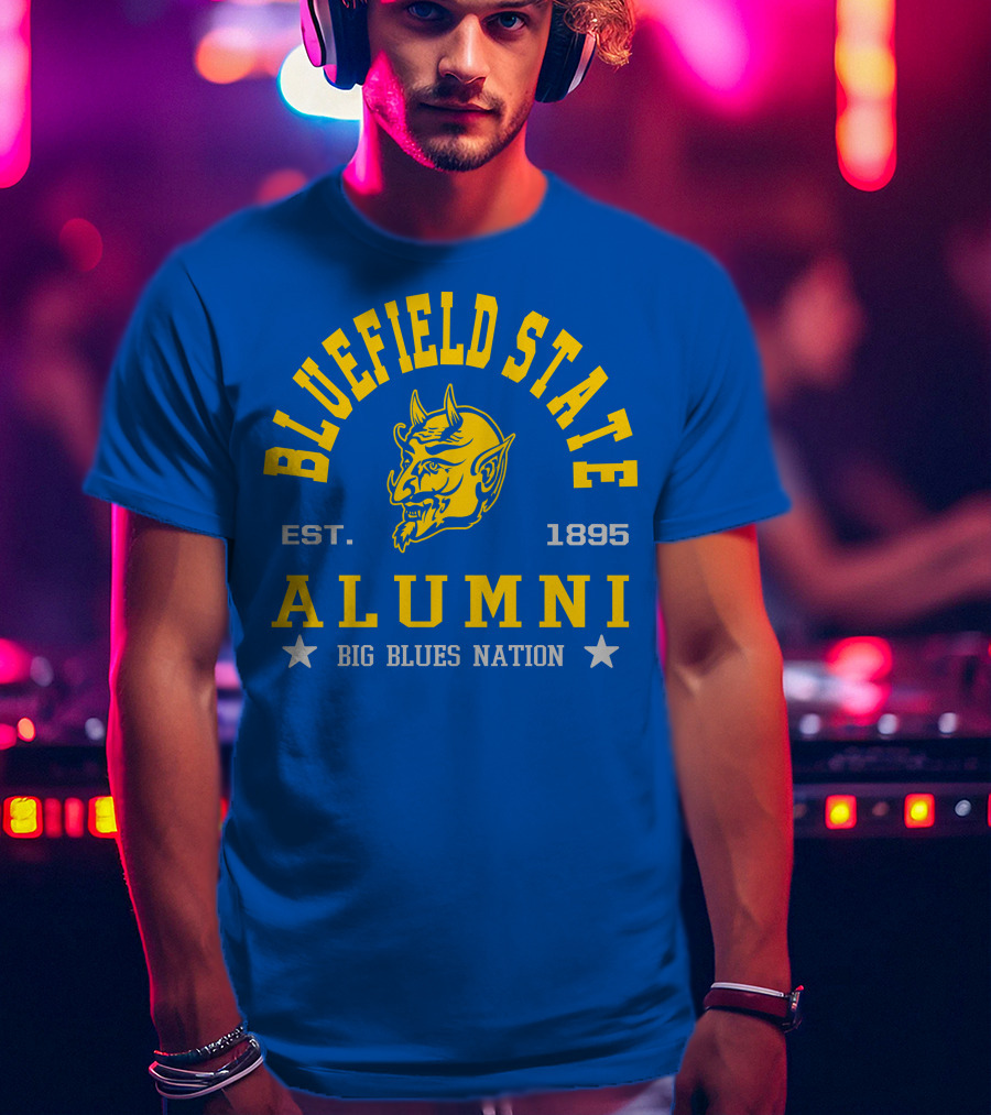 Bluefield State Alumni Est. 1895 Big Blues Nation T-Shirt