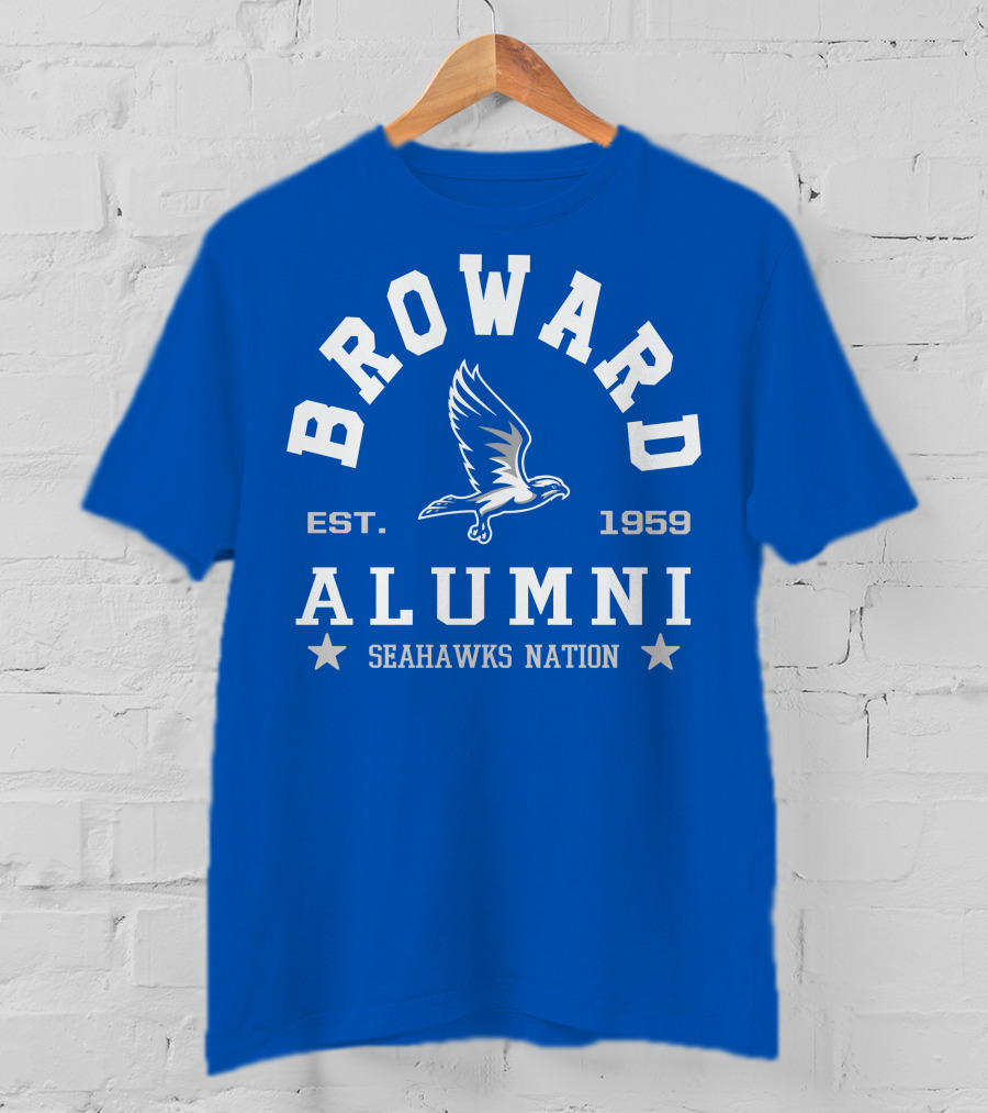 Broward Alumni Est. 1959 Seahawks Nation T-Shirt