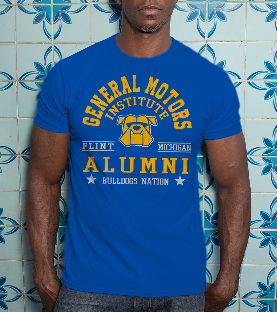 General Motors Institute Flint Michigan Alumni Bulldogs Nation T-Shirt