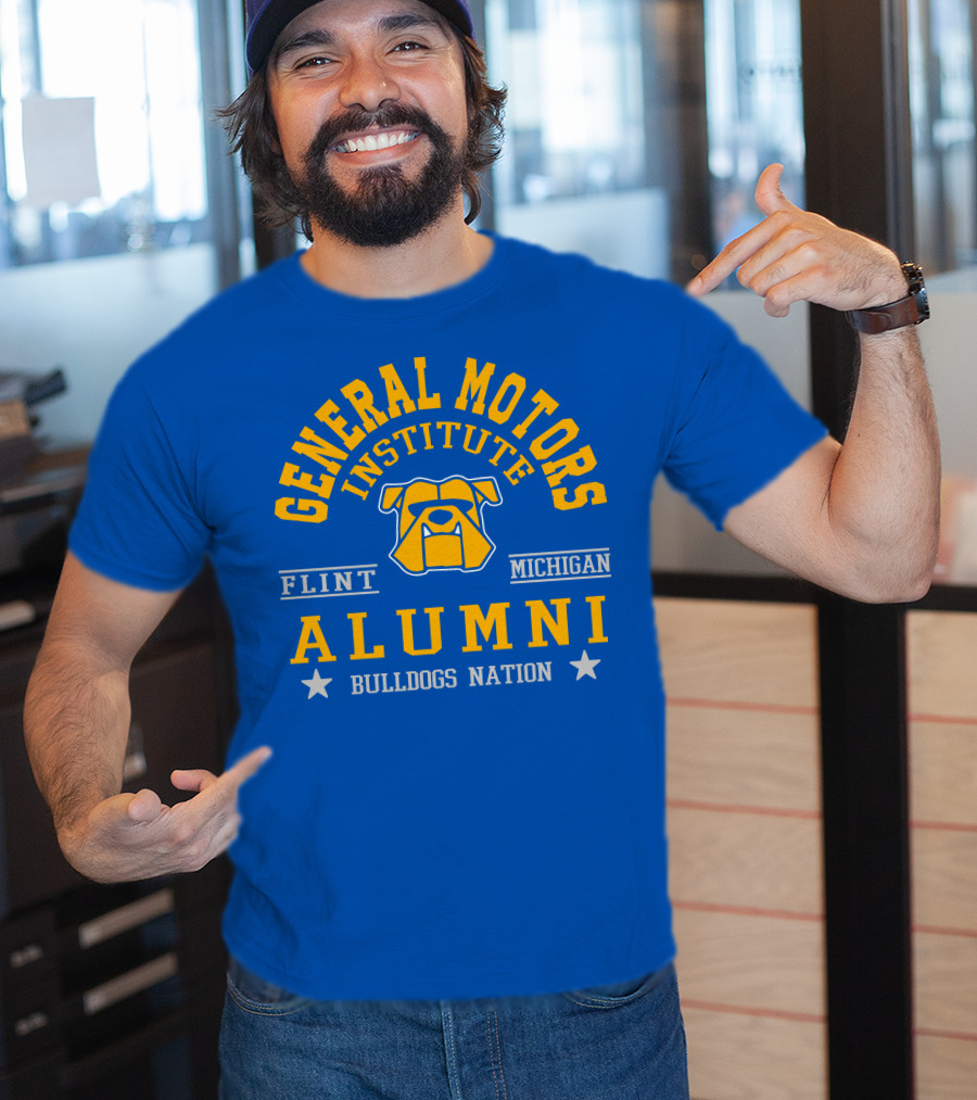 General Motors Institute Flint Michigan Alumni Bulldogs Nation T-Shirt