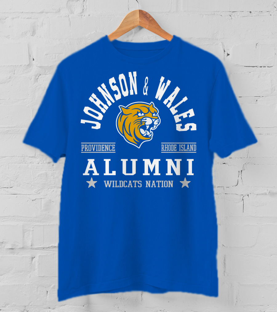 Johnson And Wales Wildcats Alumni Providence Rhode Island Nation T-Shirt