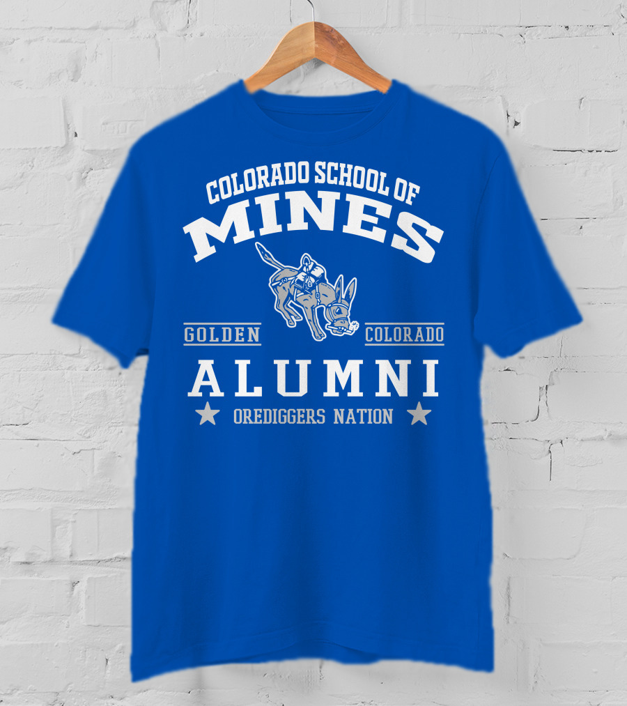 Colorado School Of Mines Alumni Golden Colorado Orediggers Nation T-Shirt