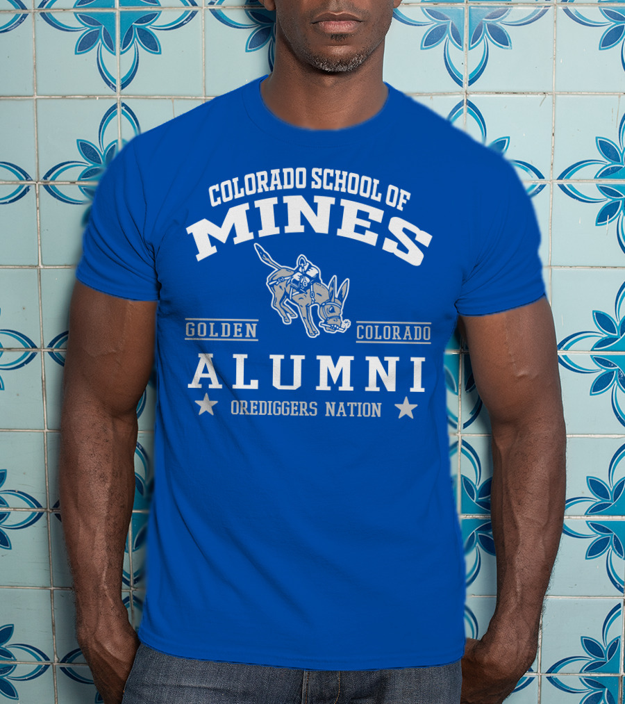 Colorado School Of Mines Alumni Golden Colorado Orediggers Nation T-Shirt