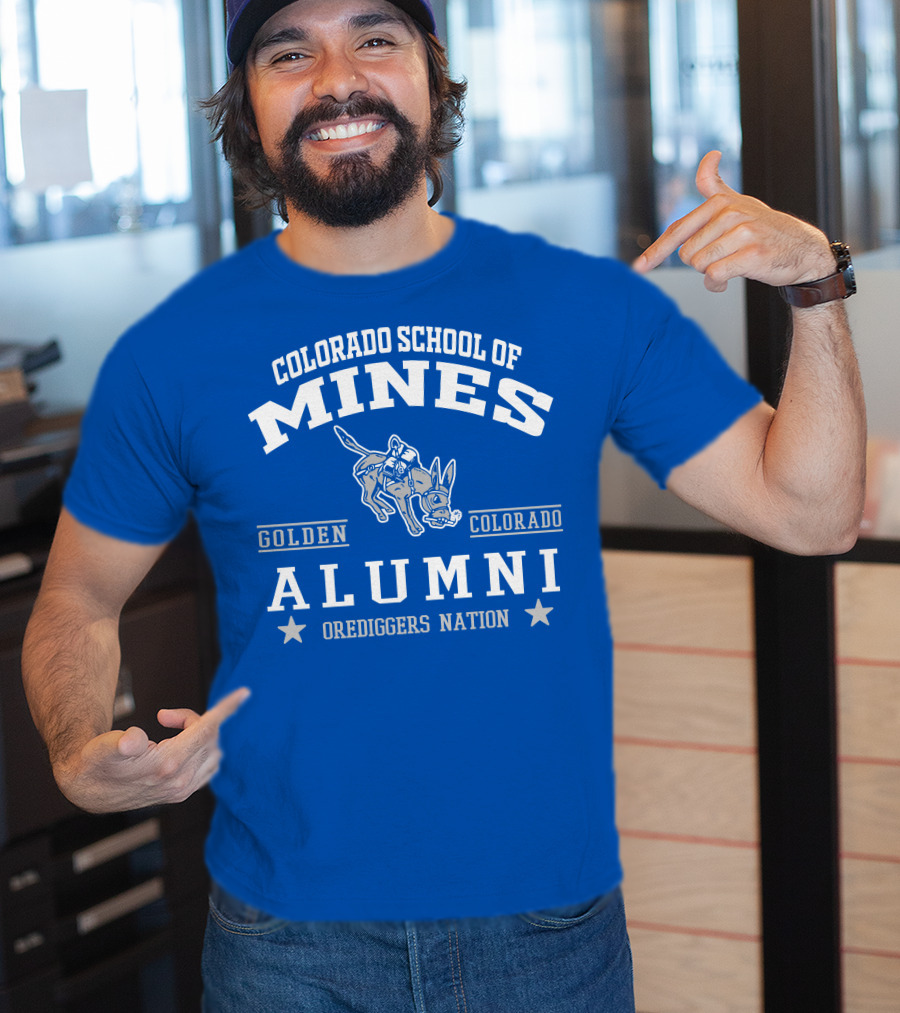Colorado School Of Mines Alumni Golden Colorado Orediggers Nation T-Shirt