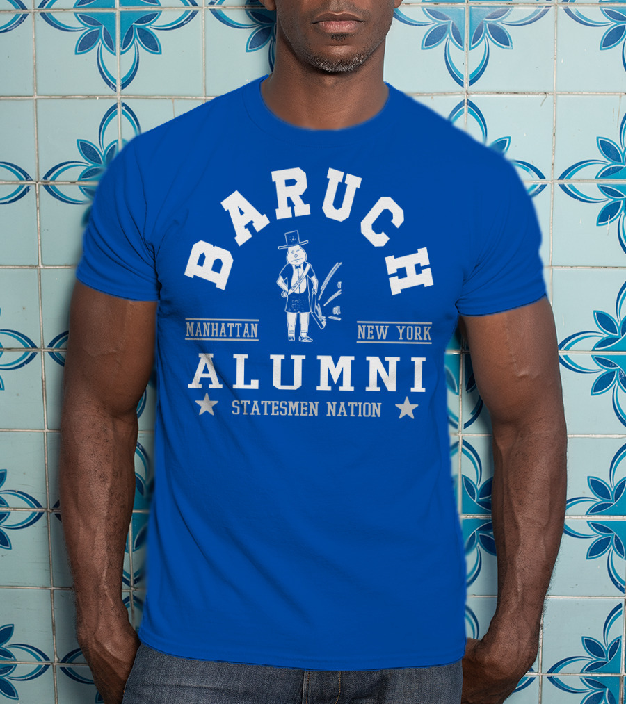 Baruch College Alumni Statesmen Nation Manhattan New York T-Shirt