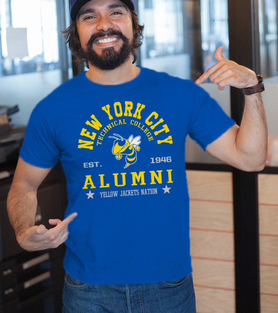 New York City Technical College Alumni Est. 1946 Yellow Jackets Nation T-Shirt