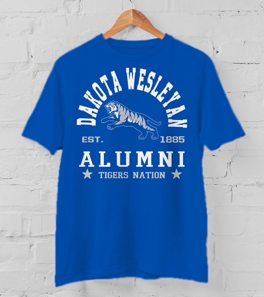Dakota Wesleyan University Alumni Tigers Nation Est. 1885 T-Shirt