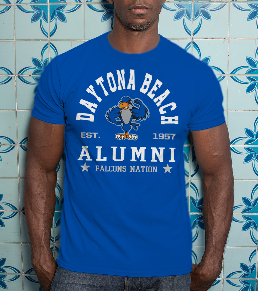 Daytona Beach Alumni Falcons Nation Est. 1957 T-Shirt