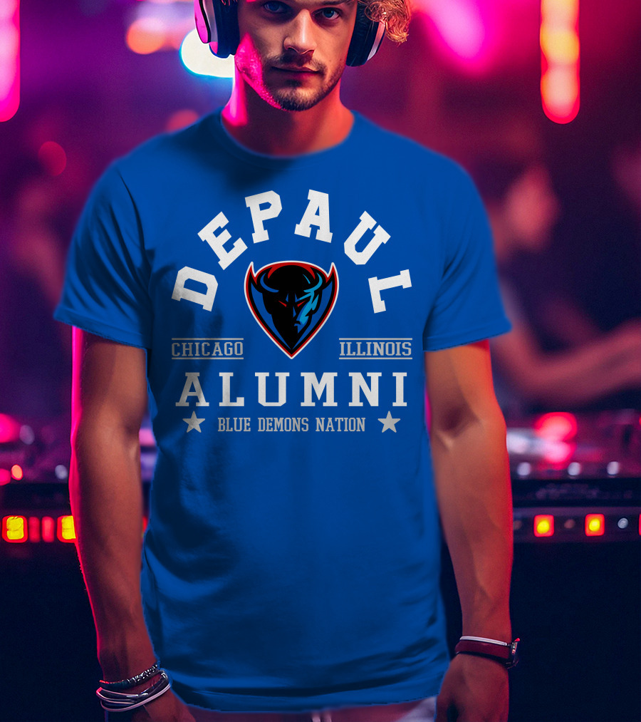DePaul Alumni Chicago Illinois Blue Demons Nation T-Shirt