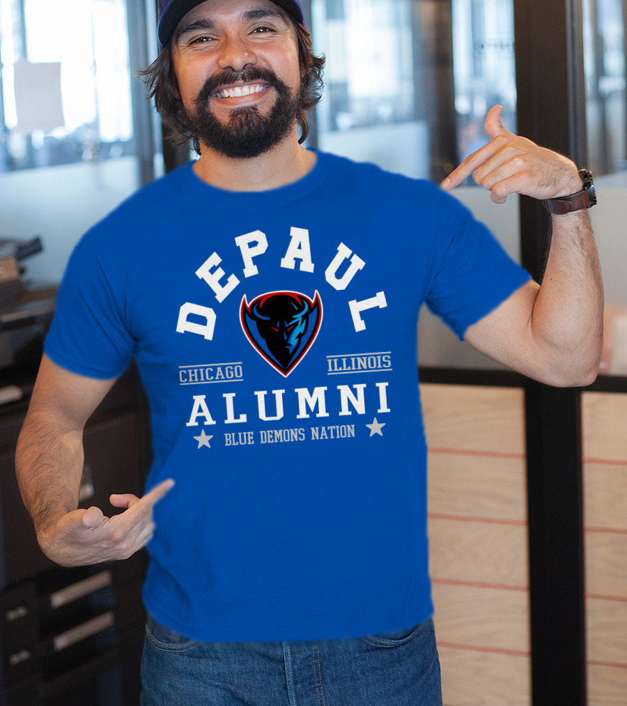 DePaul Alumni Chicago Illinois Blue Demons Nation T-Shirt