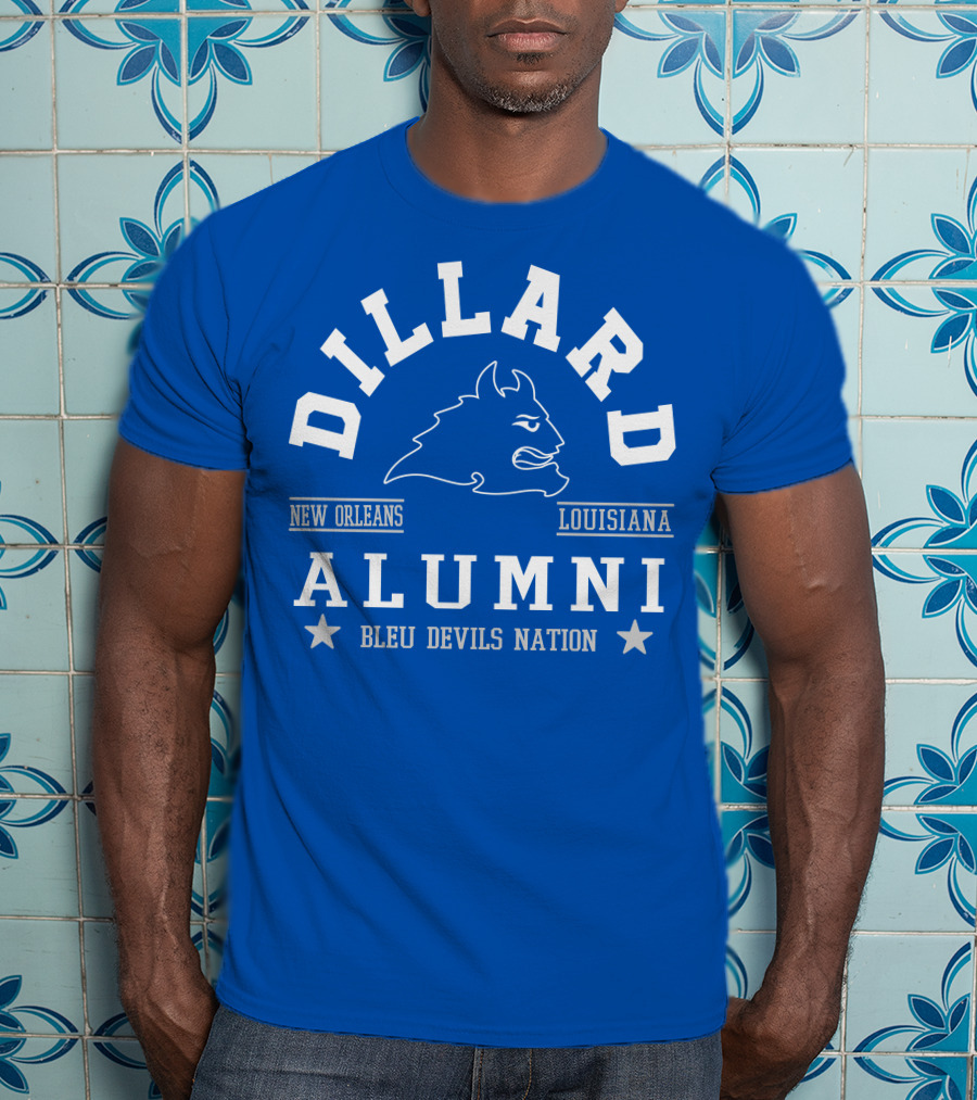 Dillard Alumni New Orleans Louisiana Bleu Devils Nation T-Shirt
