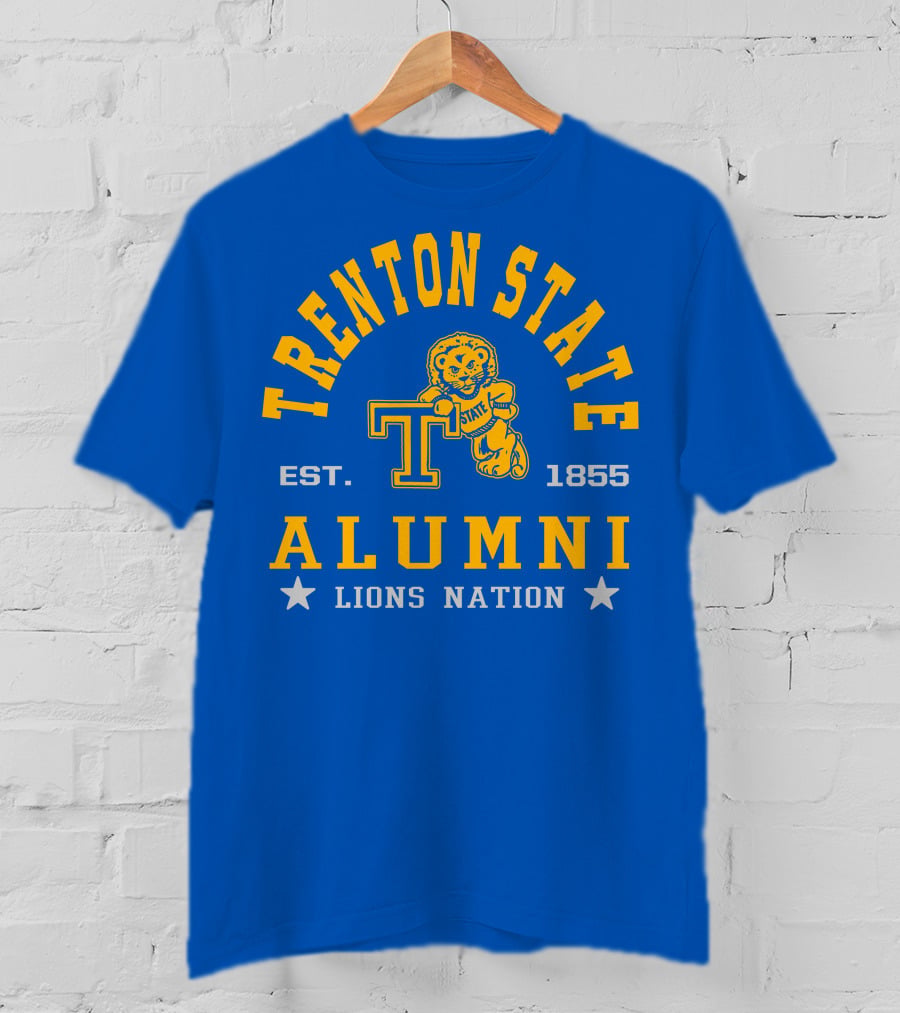 Trenton State College Alumni Lions Nation Est. 1855 T-Shirt