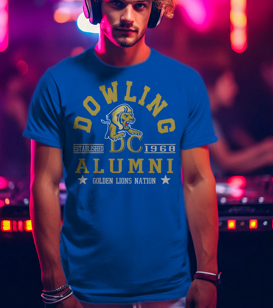 Dowling College Alumni Established 1968 Golden Lions Nation T-Shirt