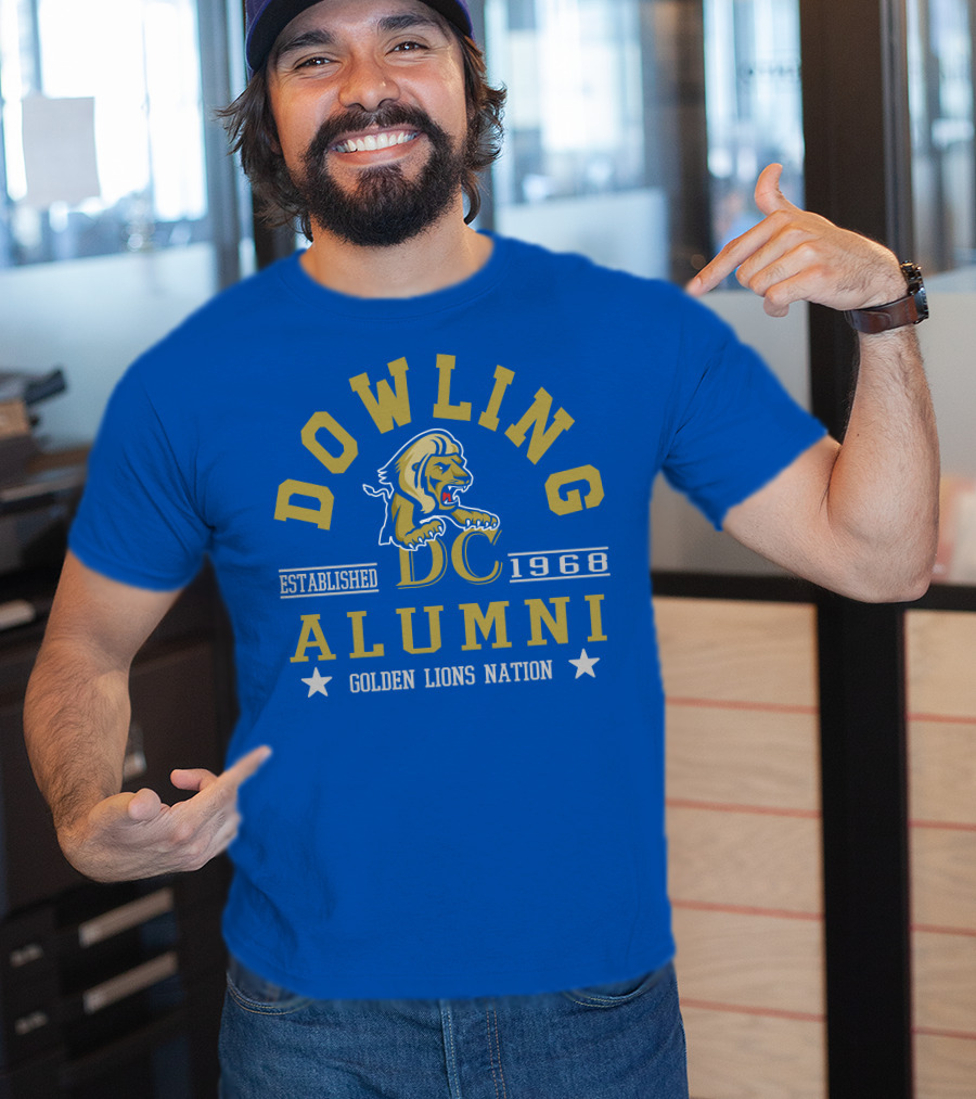 Dowling College Alumni Established 1968 Golden Lions Nation T-Shirt