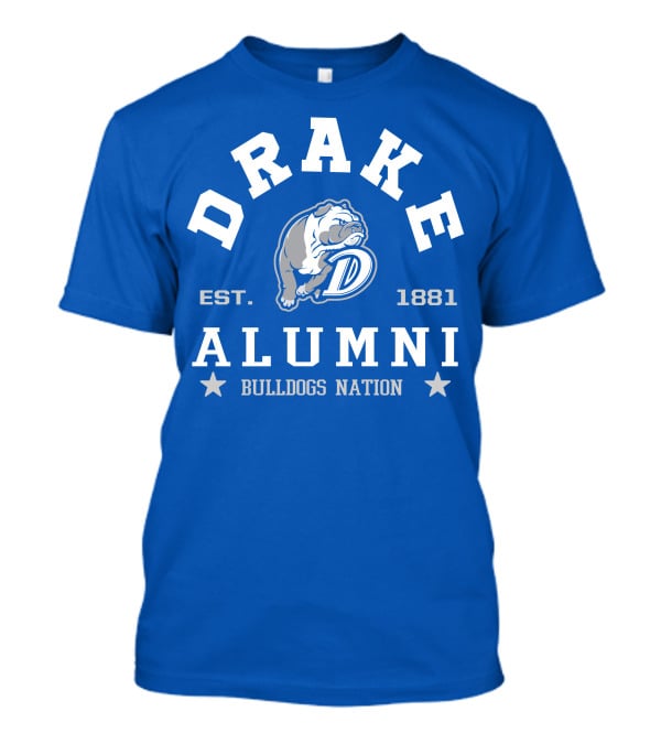Drake Alumni Bulldogs Nation Est. 1881 T-Shirt
