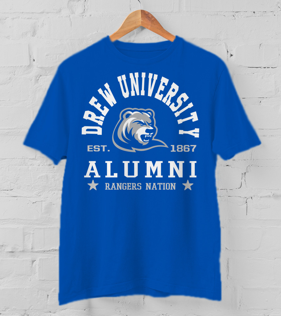 Drew University Alumni Rangers Nation Est. 1867 T-Shirt