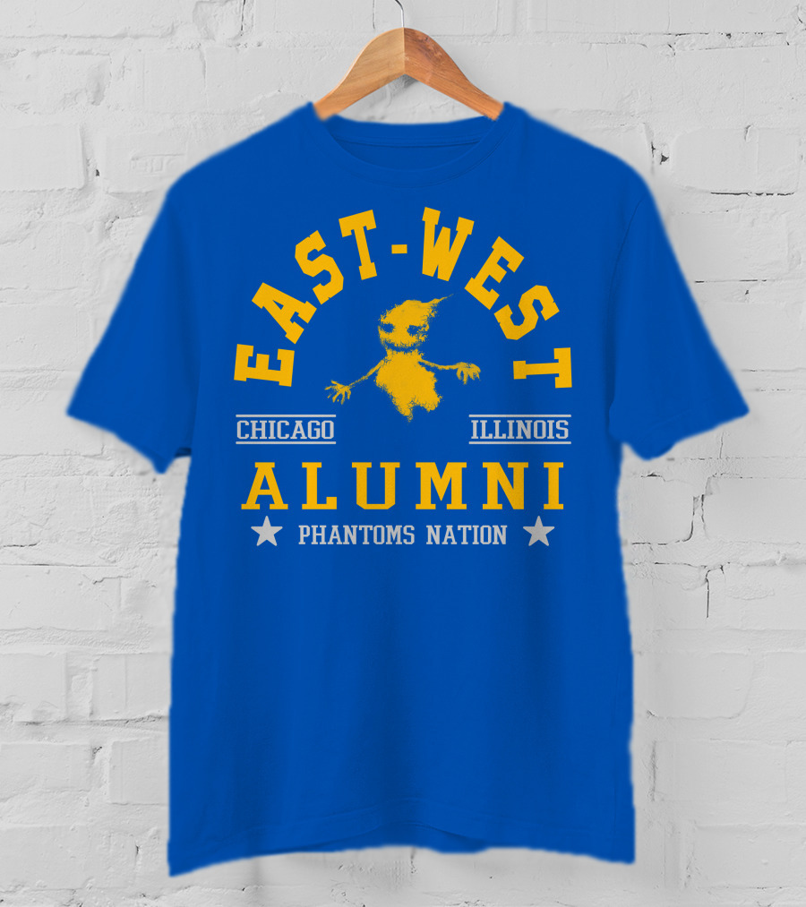 East West Chicago Illinois Alumni Phantoms Nation T-Shirt