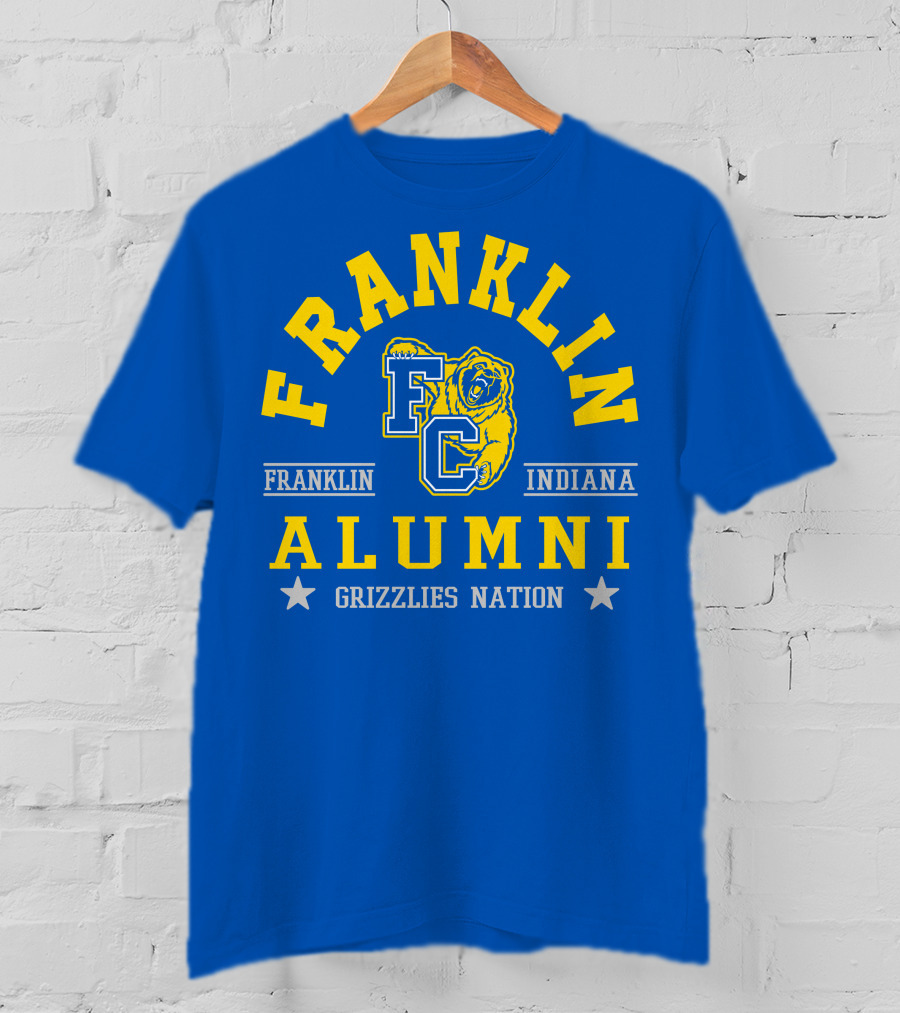 Franklin College Alumni Franklin Indiana Grizzlies Nation Fc T-Shirt