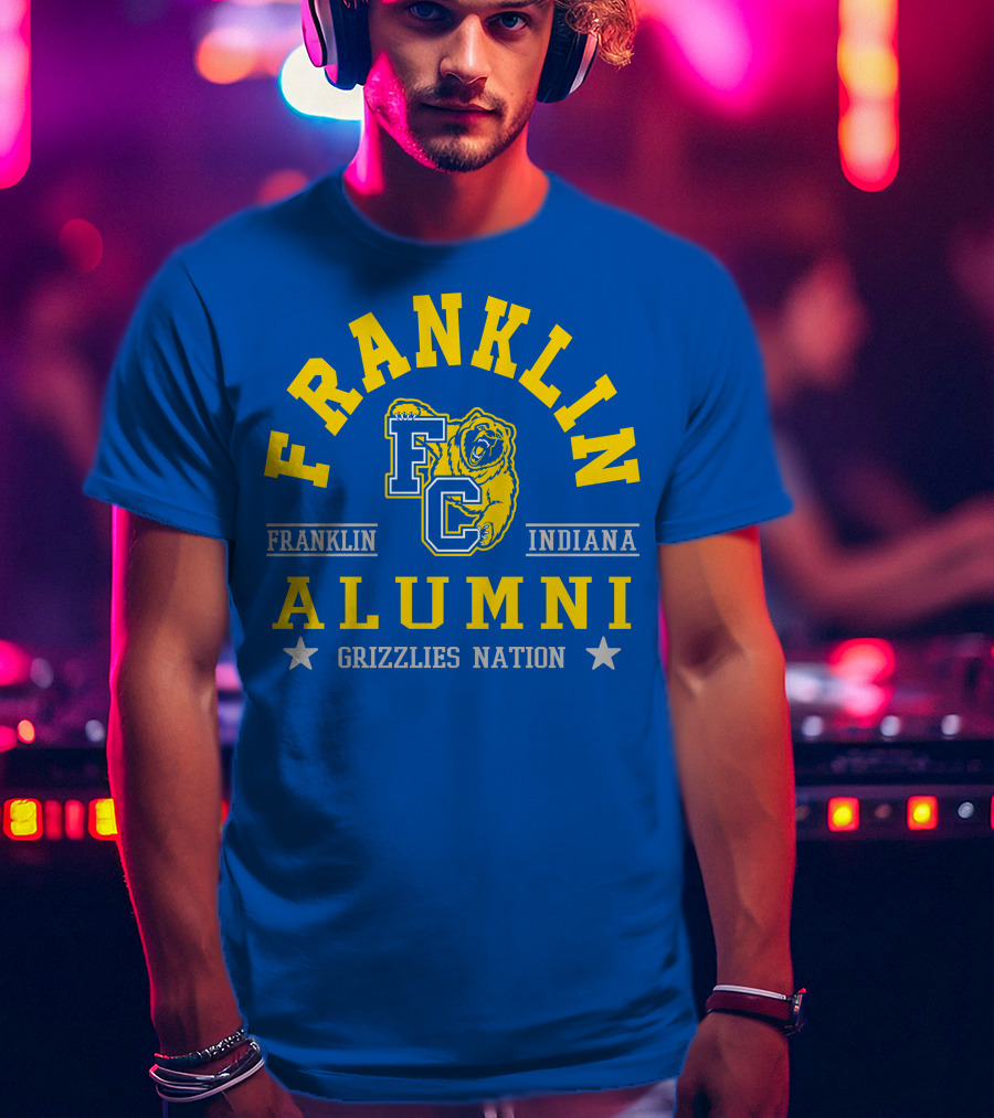 Franklin College Alumni Franklin Indiana Grizzlies Nation Fc T-Shirt